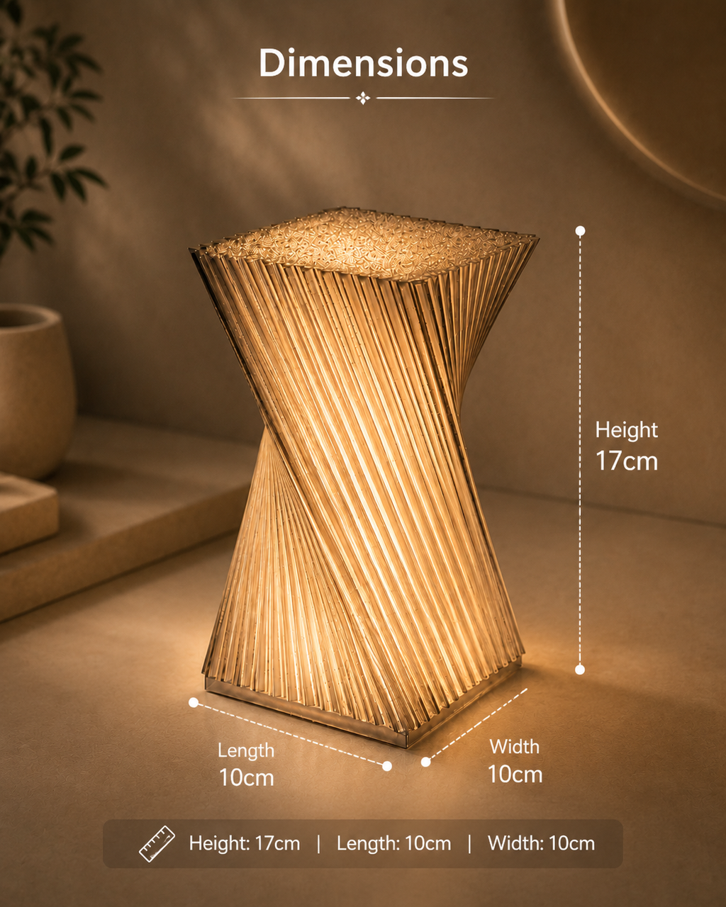 Helix Glow – Modern Spiral LED Table Lamp